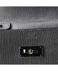 Pre-Owned HERMES Kelly To Go Wallet Metallic Chevre Chamkilight