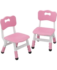 gaomon 3 Level Height Adjustable Kid Chair, Plastic Toddler Chairs