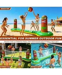 Gnuadz Inflatable Luau Tiki Pool Volleyball Game
