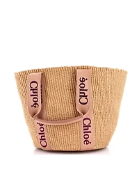 Pre-Owned Chloe Large x Mifuko Woody Tote Raffia