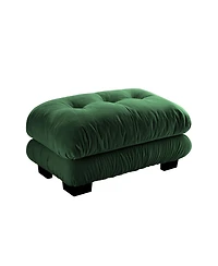 sumyeg Pariss Upholstered Ottoman Footrest for Living Room or Bedroom