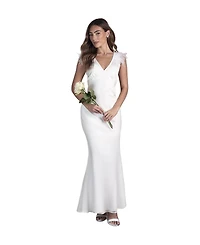 Coast Women's V-Neck Satin Maxi Dress