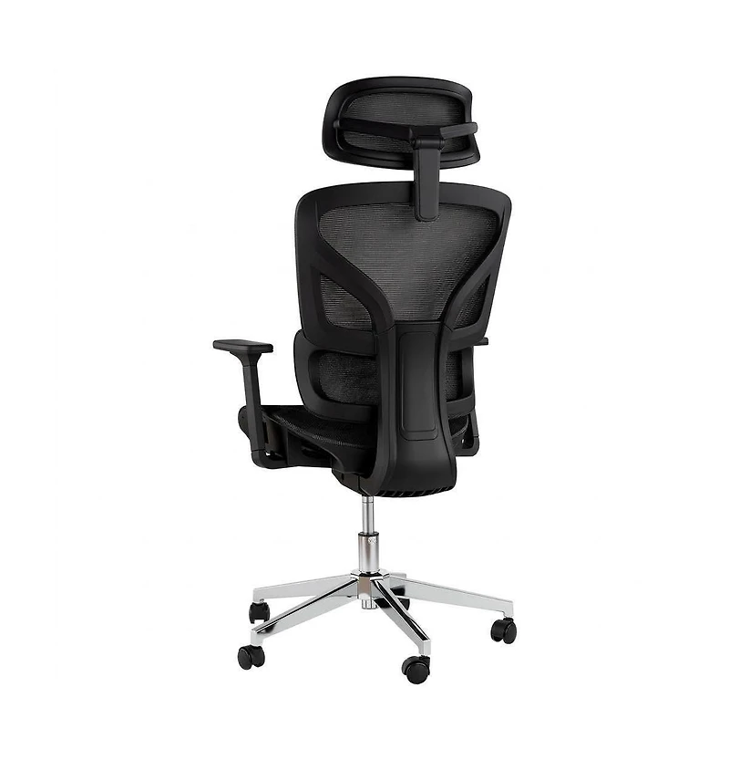 homfan Ergonomic High-Back Mesh Office Chair with 4D Armrests, Lumbar Support, Headrest, Seat Depth Adjustment, Tilt Lock
