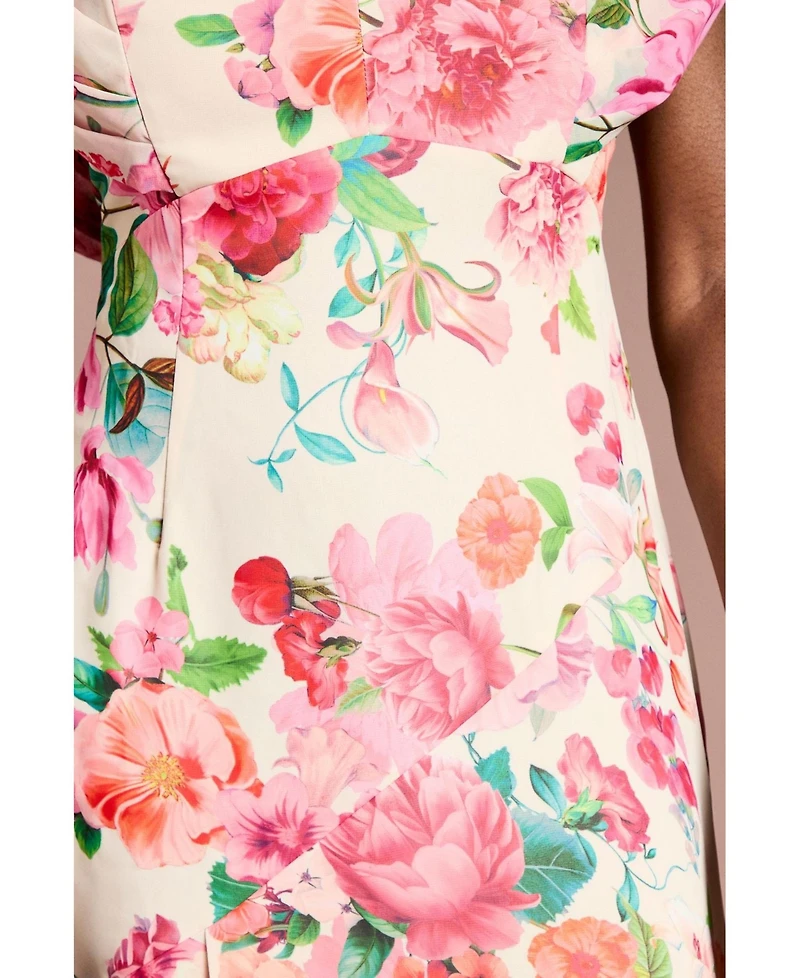 Coast Women's Floral Chiffon Midi Dress