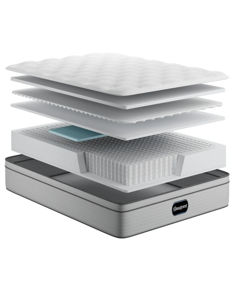 Beautyrest Cloud Canyon 12.75" Plush Euro Top Mattress, Twin Xl