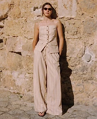 French Connection Women's Striped Drawstring Pants
