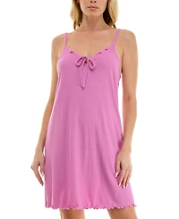 Roudelain Women's Lettuce Hem Chemise