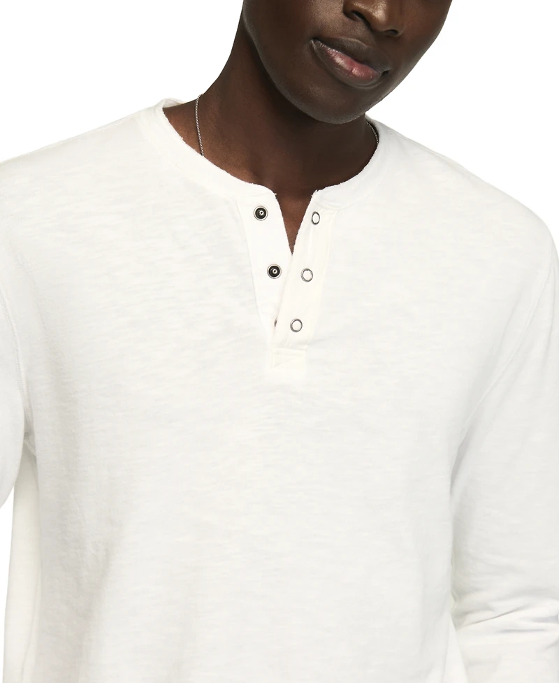 Lucky Brand Men's Long-Sleeve Weekend Slub Henley T-Shirt