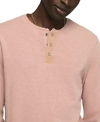 Lucky Brand Men's Long-Sleeve Weekend Slub Henley T-Shirt