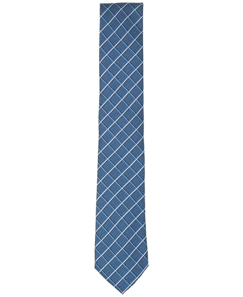 Alfani Men's North Grid Tie, Macy's Exclusive