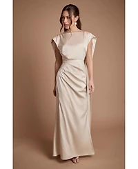Coast Women's Satin Tie Back Maxi Dress