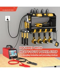 Xdovet Power Tool Organizer Wall Mount Rack Drill Holder Charging Station Garage Storage Gift Men
