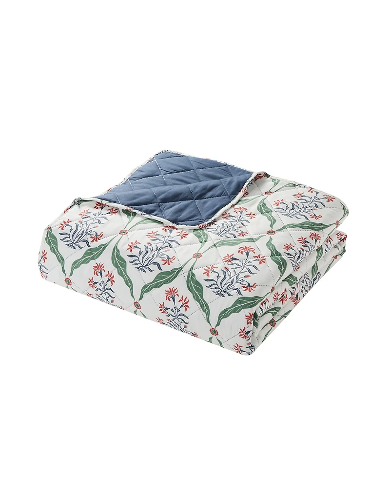Seventh Studio Trellis Floral Quilted 2-Piece Quilt Set, Twin