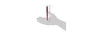 Pentel Rsvp Mini Ballpoint Pen, (1.0mm) Medium Line, 24-Assorted Ink (A/B/C/D/F/P/S/V) in Clear cylinder pack