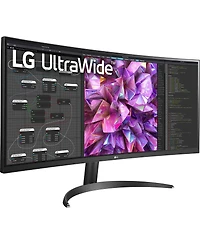 Lg 34BQ60QC-b 34" 21:9 UltraWide Qhd Curved Ips Lcd Hdr Monitor