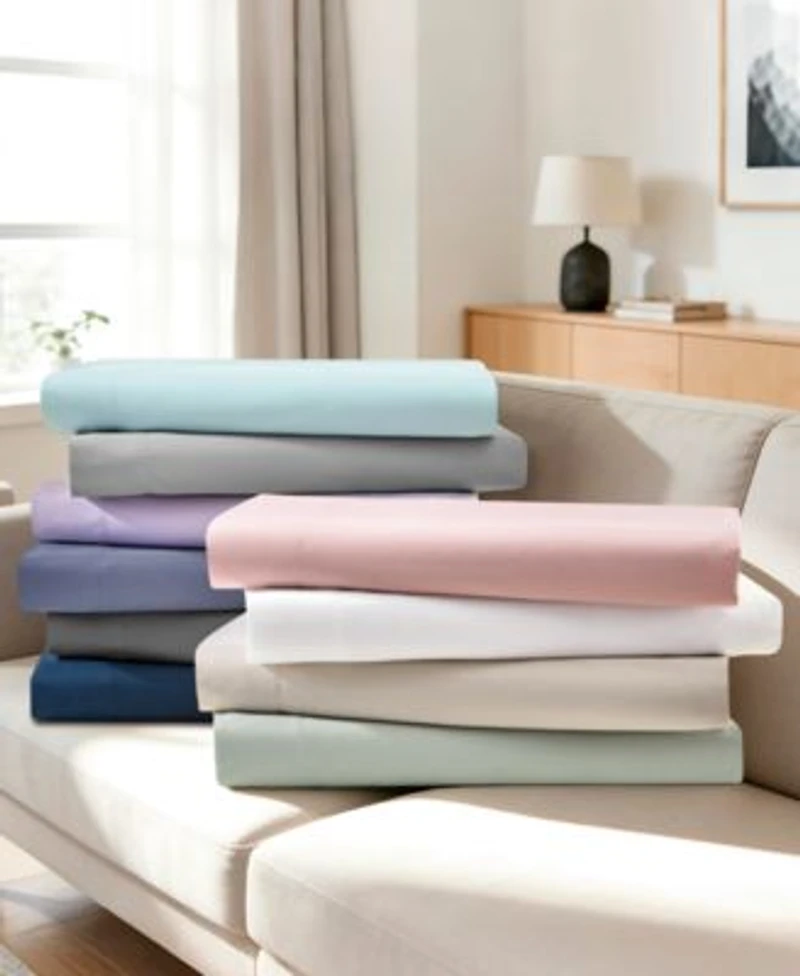 Sunham Microfiber Easy Care Solid Sheet Sets