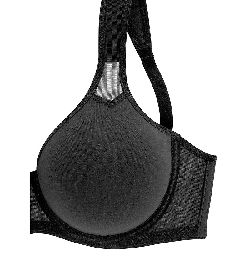Lascana Women's 2 Pack Sheer Accent T-Shirt Bras