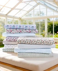 Sunham Microfiber Easy Care Printed Sheet Sets
