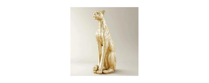 Z Gallerie Big Cat Statues Black Home Decor Modem Style Figurine Decorative Omaments