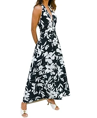 Cupshe Women's New Romance Tropical Maxi Beach Dress