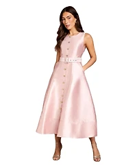 Coast Women's Button Through Belted A-Line Dress