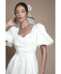 Coast Women's Puff Sleeve Mini Dress