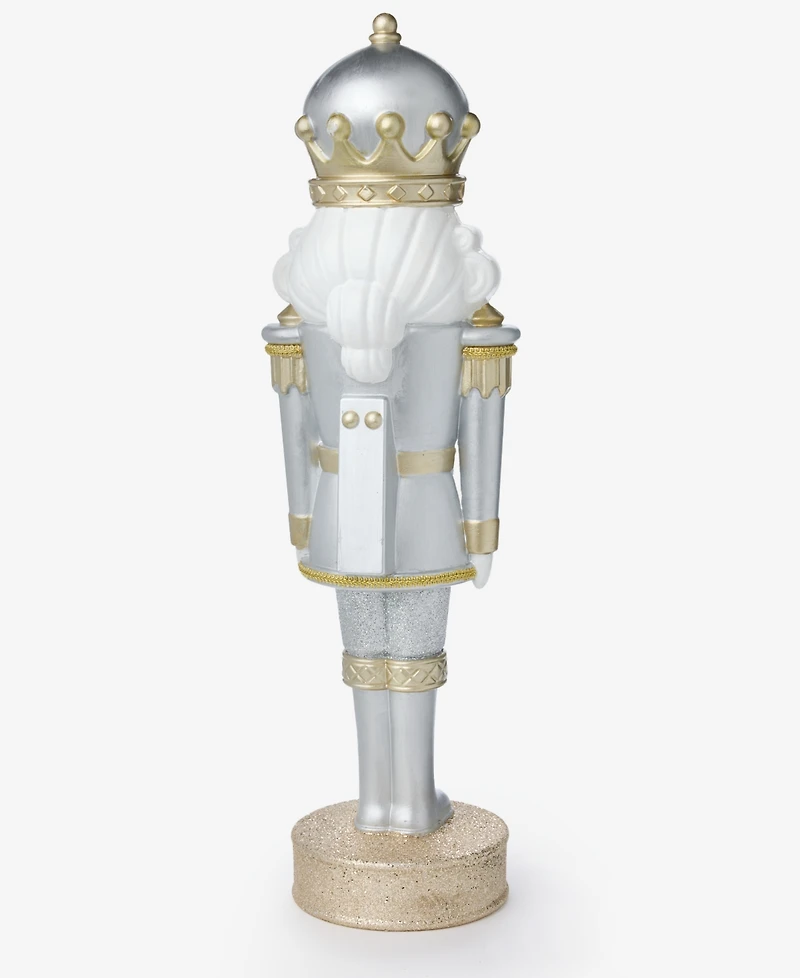 Holiday Lane Opulence Silver-Tone & Gold-Tone Nutcracker, Macy's Exclusive