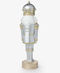 Holiday Lane Opulence Silver-Tone & Gold-Tone Nutcracker, Macy's Exclusive
