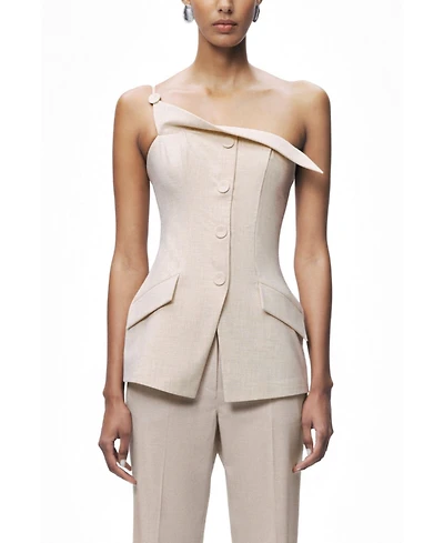 Nocturne Women's Asymmetric One-Shoulder Blouse