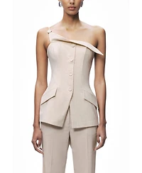 Nocturne Women's Asymmetric One-Shoulder Blouse