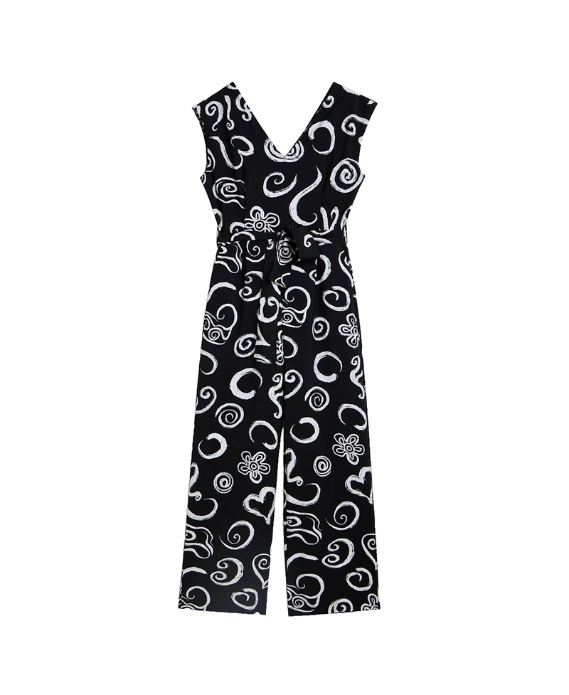 Desigual Women's Printed Letter Jumpsuit