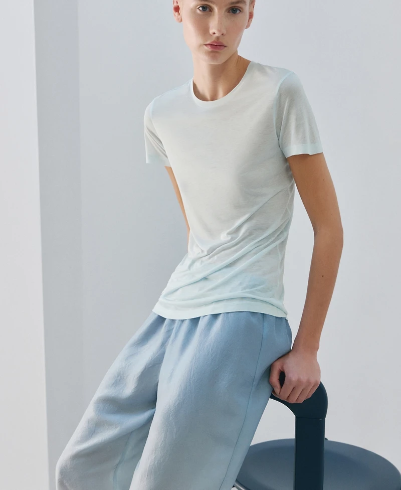 Mango Women's Micromodal Short-Sleeve T-Shirt