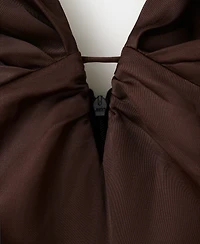 Mango Women's V-Neck Long Jumpsuit