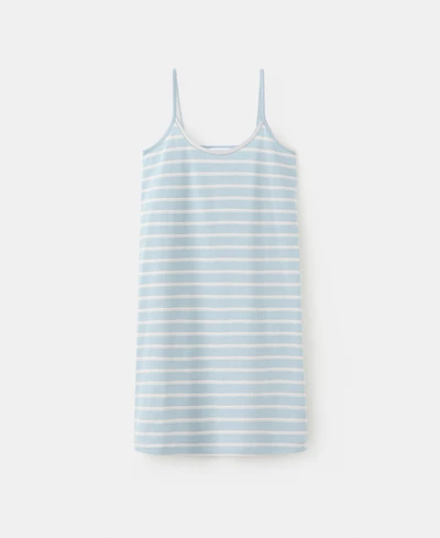 Mango Women's Striped Cotton Nightdress