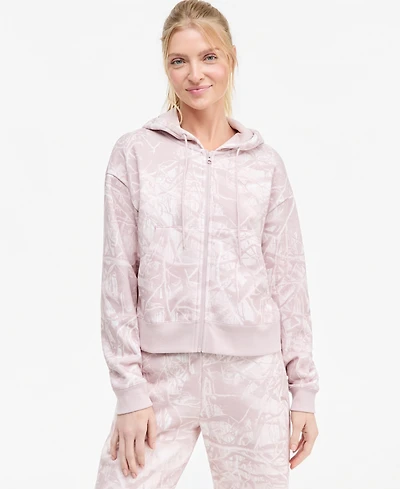 Puma Women's Ess Camo Full-Zip Fleece Hoodie