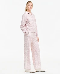 Puma Women's Ess Camo Wide-Leg Fleece Sweatpants