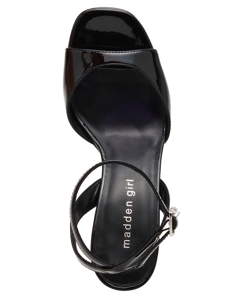 Madden Girl Women's Kiss Two Piece Block Heel Platform Dress Sandals