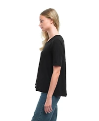 Wilt Women's Clothing Elbow Sleeve Trapeze Top