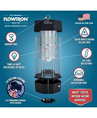 Flowtron Electric Bug Zapper 2 Acres / 2000 sq.ft,150W Indoor/Outdoor Bug Zapper w/Dual Lure Method
