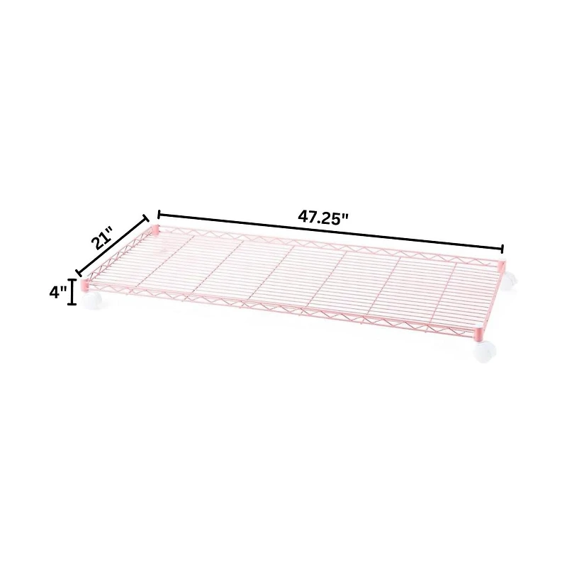 DormCo Suprima Rolling Underbed Storage Shelf