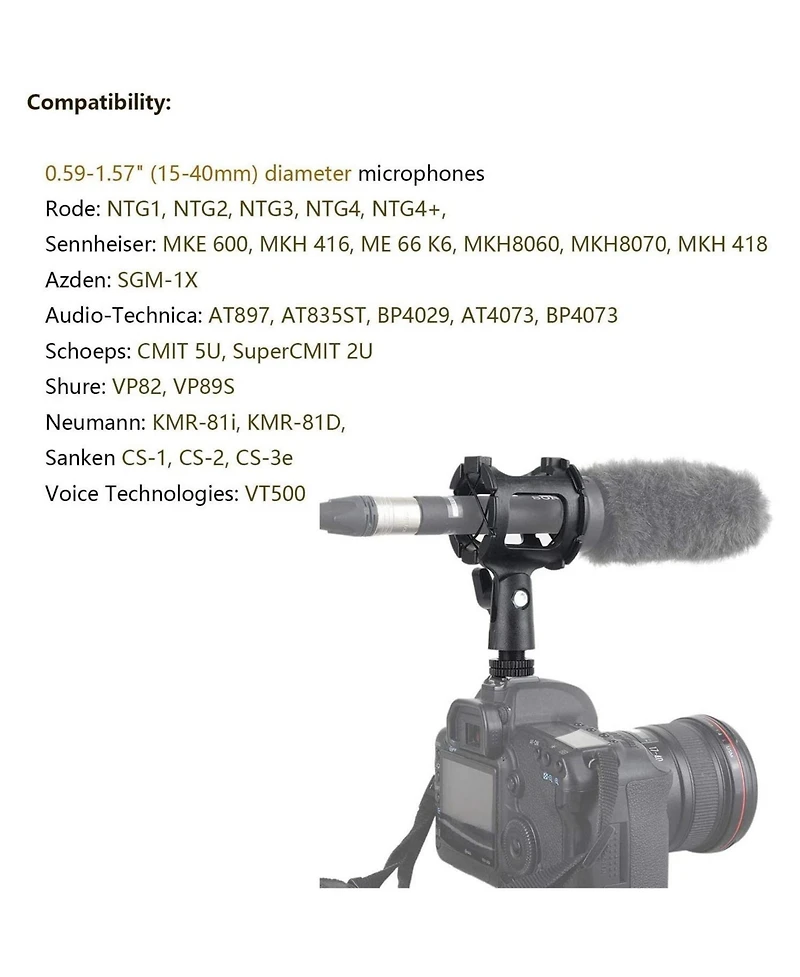 Sennheiser Mke 600 Shotgun Microphone Kit with Shockmount, Xlr Adapter and Windscreens for Video and Dslr