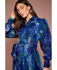 Coast Women's Floral Organza Shirt Dress