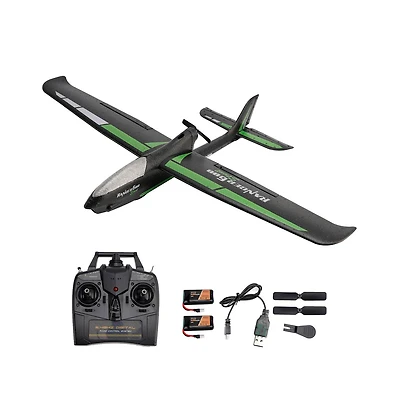 Bruce & Shark 4CH 2.4GHz Rc Glider Plane with Gyro & 3 Flight Modes, Rtf for Beginners & Pros