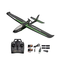 Bruce & Shark 4CH 2.4GHz Rc Glider Plane with Gyro & 3 Flight Modes, Rtf for Beginners & Pros