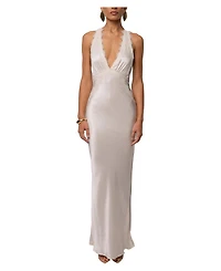 Jluxlabel Women's Satin Evenings Maxi Dress