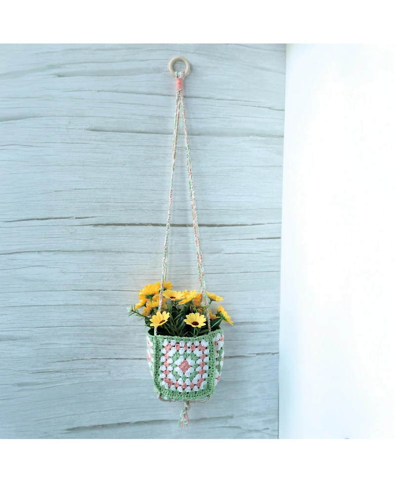 John Bead Plant Hanger Crochet Diy Kit for Beginners