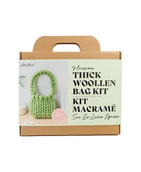 John Bead Macrame Thick Woollen Bag Diy Kit for Beginners