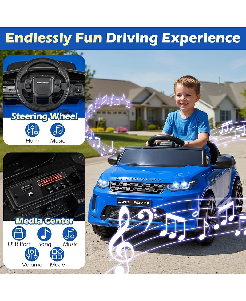 Mecale Licensed Land Rover Kids Ride on Car 12V Battery Powered Kids Electric Car