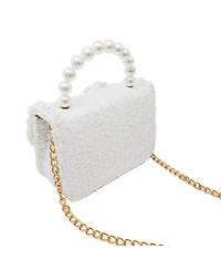 Puttisu Girls Royal Camellia Tweed Handbag