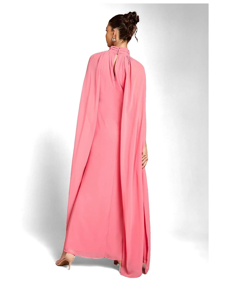 Coast Women's Floral Cape Maxi Dress